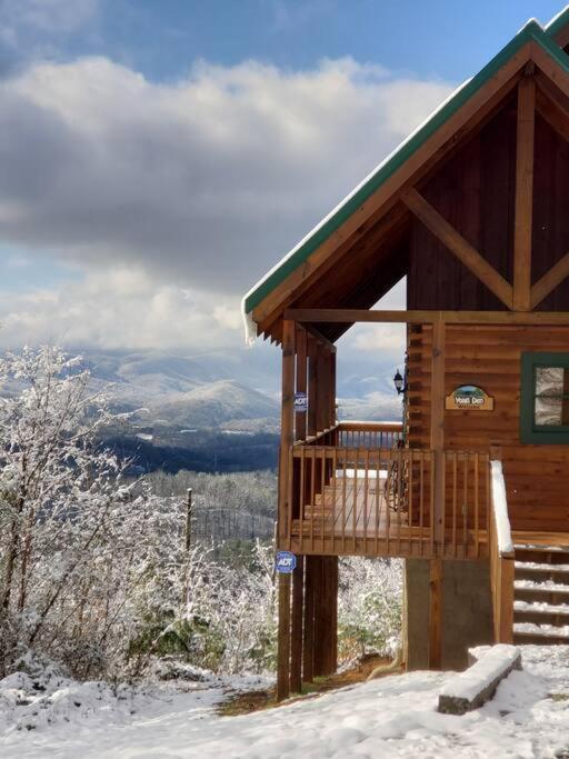 فيلا Yogi'S Den: Breathtaking Views! 3 Min To Dollywood, On 1 Acre! سيفيرفيل المظهر الخارجي الصورة